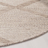 Safavieh Montauk 821 Hand Woven  Rug Beige 8' x 8' Square