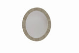 Bernhardt Piper Round Mirror in Morel 398333G