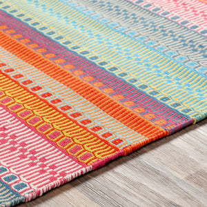 Surya Maritime Mtm-1000 2' X 3' Handmade Rug - Durable Olefin Design For Modern Decor, Spot Clean Only Aqua Olefin Mtm1005-810