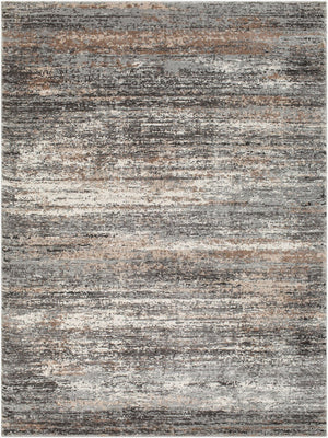 Livabliss Montana Plush High Pile Area Rug Polypropylene Blend for Living Room or Bedroom Gray, Charcoal 5'3" x 7' MTN2304-537