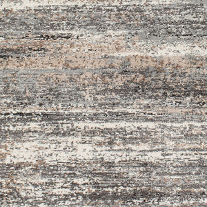 Livabliss Montana Plush High Pile Area Rug Polypropylene Blend for Living Room or Bedroom Gray, Charcoal 5'3" x 7' MTN2304-537