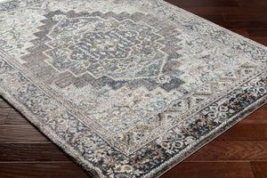 Livabliss Montana Traditional High Pile Area Rug Polypropylene Blend for Living Room or Entryway Charcoal, Light 7'10" x 10' MTN2307-71010
