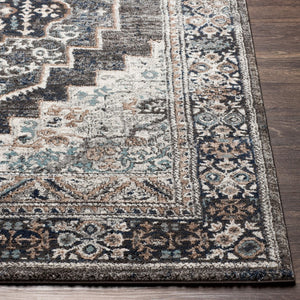 Livabliss Montana Traditional High Pile Area Rug Polypropylene Blend for Living Room or Entryway Charcoal, Light 7'10" x 10' MTN2307-71010