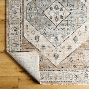 Montana MTN-2311 9'2" x 12' Machine Woven Rug MTN2311-9212  Tan, Ivory, Gray, Black Surya