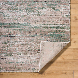 Montana MTN-2314 9'2" x 12' Machine Woven Rug MTN2314-9212  Light Beige, Tan, Ivory, Seafoam, Dusty Sage, Black Surya