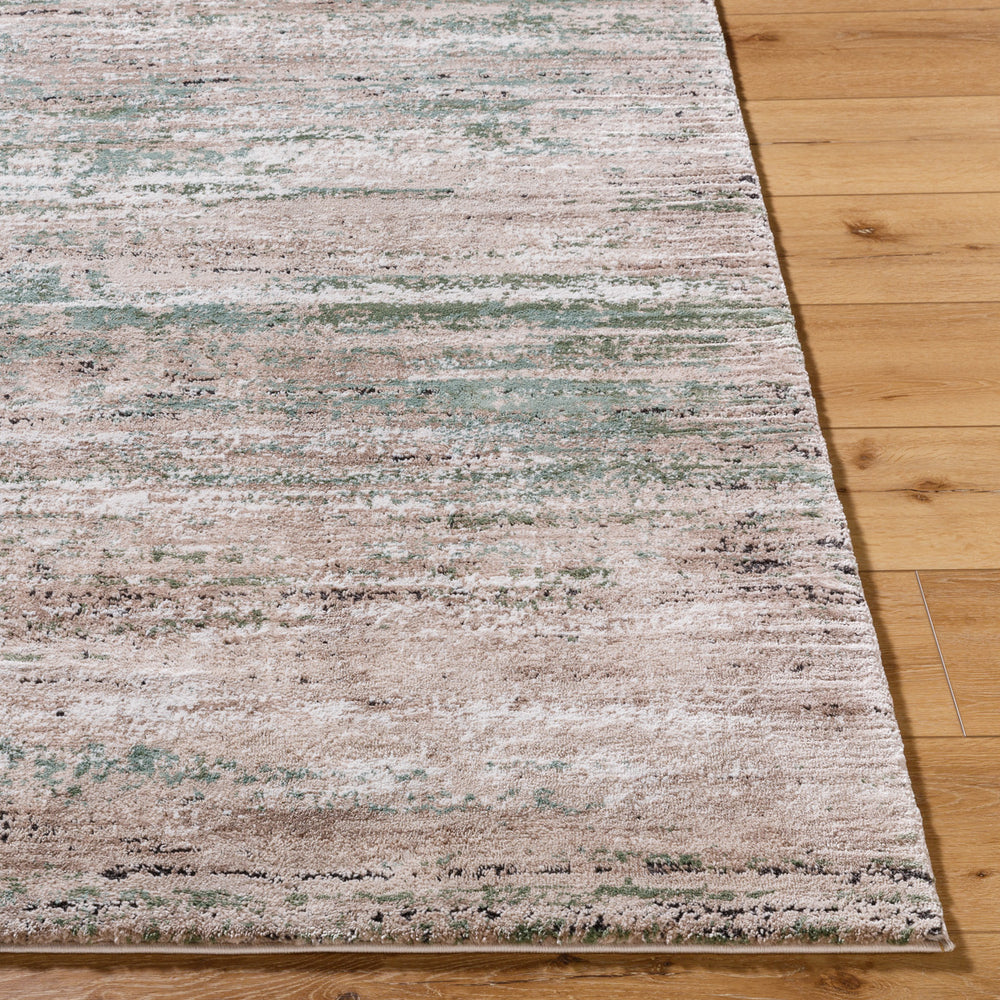 Montana MTN-2314 9'2" x 12' Machine Woven Rug MTN2314-9212  Light Beige, Tan, Ivory, Seafoam, Dusty Sage, Black Surya
