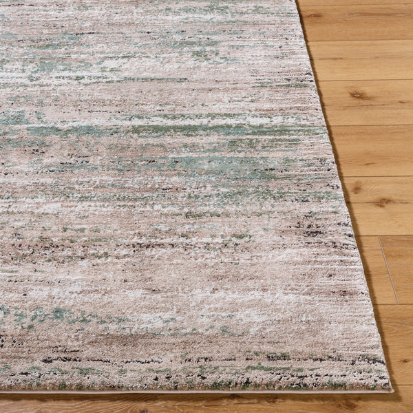 Montana MTN-2314 9'2" x 12' Machine Woven Rug MTN2314-9212  Light Beige, Tan, Ivory, Seafoam, Dusty Sage, Black Surya