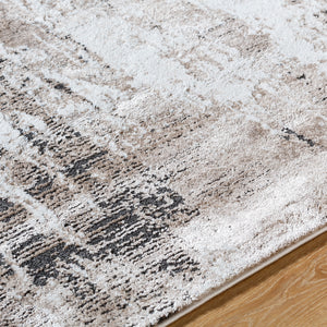 Montana MTN-2315 9'2" x 12' Machine Woven Rug MTN2315-9212  Light Beige, Tan, Ivory, Black Surya