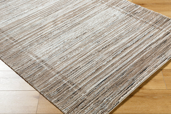 Montana MTN-2317 9'2" x 12' Machine Woven Rug MTN2317-9212  Tan, Ivory, Light Beige, Black Surya