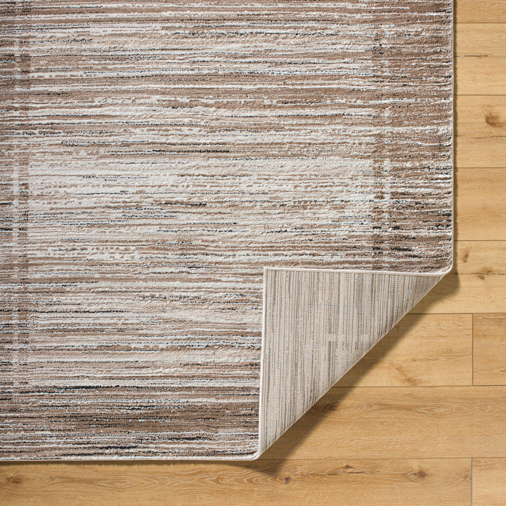 Montana MTN-2317 9'2" x 12' Machine Woven Rug MTN2317-9212  Tan, Ivory, Light Beige, Black Surya