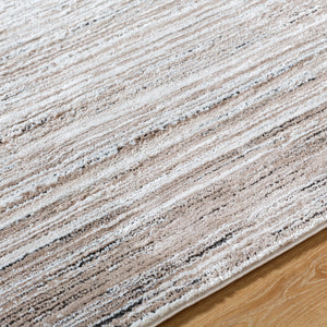 Montana MTN-2317 9'2" x 12' Machine Woven Rug MTN2317-9212  Tan, Ivory, Light Beige, Black Surya