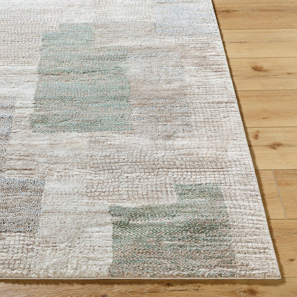 Livabliss Montana Geometric Mid-century Area Rug Plush High Pile Polypropylene Living Room Floor Light Beige, Iv 6'7" x 9' MTN2318-679
