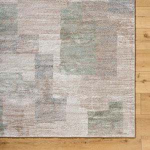 Montana MTN-2318 9'2" x 12' Machine Woven Rug MTN2318-9212  Light Beige, Ivory, Tan, Black, Dusty Sage, Seafoam Surya