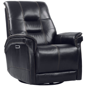 Parker House Parker Living Carnegie - Verona Blackberry Cordless Power Swivel Glider Recliner Verona Blackberry Top Grain Leather with Match (X) MCAR#812GSPH-P25-VBY