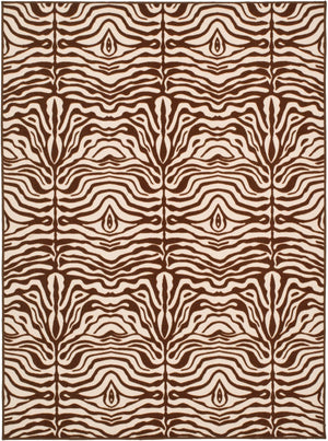 Safavieh Riley Power Loomed  Rug Creme / Brown MTP527-1125-4