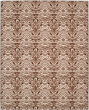 Safavieh Riley Power Loomed  Rug Creme / Brown MTP527-1125-4