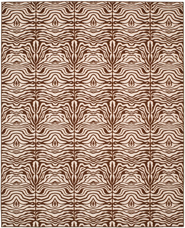 Safavieh Riley Power Loomed  Rug Creme / Brown MTP527-1125-4