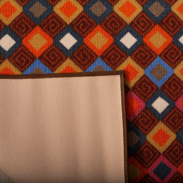 Safavieh Lex Power Loomed  Rug Brown / Multi MTP529-2591-4