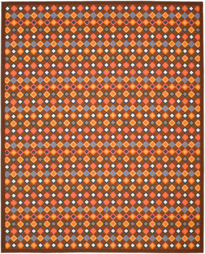 Safavieh Lex Power Loomed  Rug Brown / Multi MTP529-2591-4