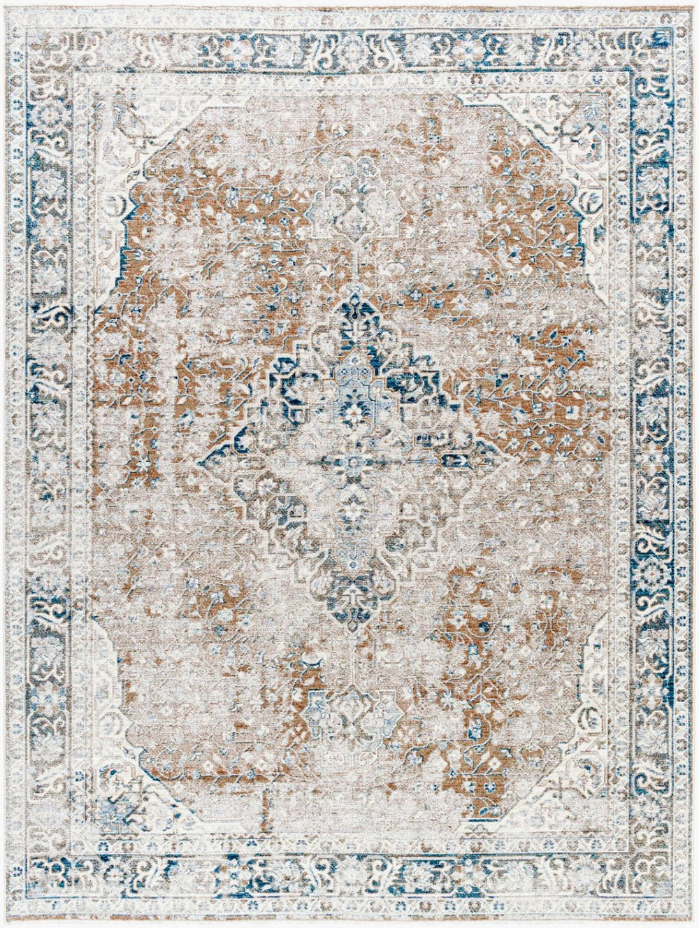 Livabliss Montreal Traditional Polyester Area Rug Turkey Woven for Living Room or Dining Space MTR2302-92131