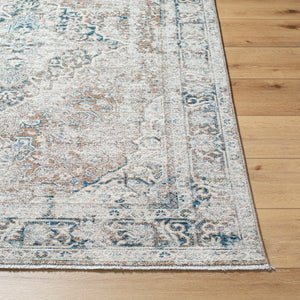 Montreal MTR-2302 9'2" x 12'9" Machine Woven Rug MTR2302-92131  Taupe, Gray, Dusty Sage, Cream, Teal Surya