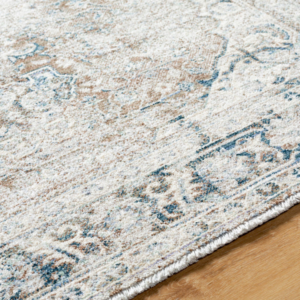 Montreal MTR-2302 9'2" x 12'9" Machine Woven Rug MTR2302-92131  Taupe, Gray, Dusty Sage, Cream, Teal Surya