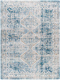 Montreal MTR-2303 9'2" x 12'9" Machine Woven Rug MTR2303-92131  Taupe, Dusty Sage, Teal, Cream, Gray Surya