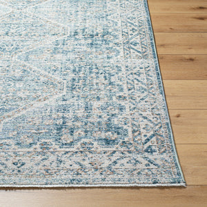 Montreal MTR-2303 9'2" x 12'9" Machine Woven Rug MTR2303-92131  Taupe, Dusty Sage, Teal, Cream, Gray Surya