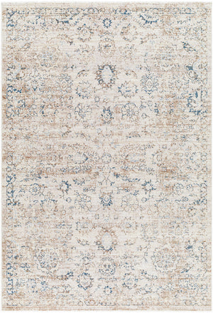 Montreal MTR-2304 9'2" x 12'9" Machine Woven Rug MTR2304-92131  Taupe, Cream, Gray, Teal, Dusty Sage Surya