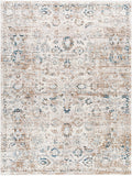 Montreal MTR-2304 7'10" x 10'2" Machine Woven Rug MTR2304-710106  Taupe, Cream, Gray, Teal, Dusty Sage Surya
