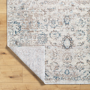 Montreal MTR-2304 9'2" x 12'9" Machine Woven Rug MTR2304-92131  Taupe, Cream, Gray, Teal, Dusty Sage Surya