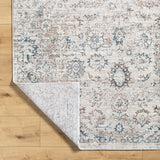 Montreal MTR-2304 9'2" x 12'9" Machine Woven Rug MTR2304-92131  Taupe, Cream, Gray, Teal, Dusty Sage Surya