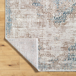 Montreal MTR-2305 9'2" x 12'9" Machine Woven Rug MTR2305-92131  Taupe, Gray, Teal, Dusty Sage, Cream Surya