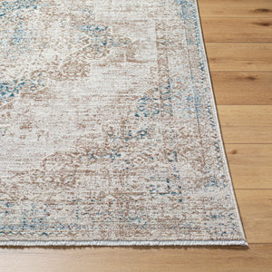 Montreal MTR-2305 9'2" x 12'9" Machine Woven Rug MTR2305-92131  Taupe, Gray, Teal, Dusty Sage, Cream Surya