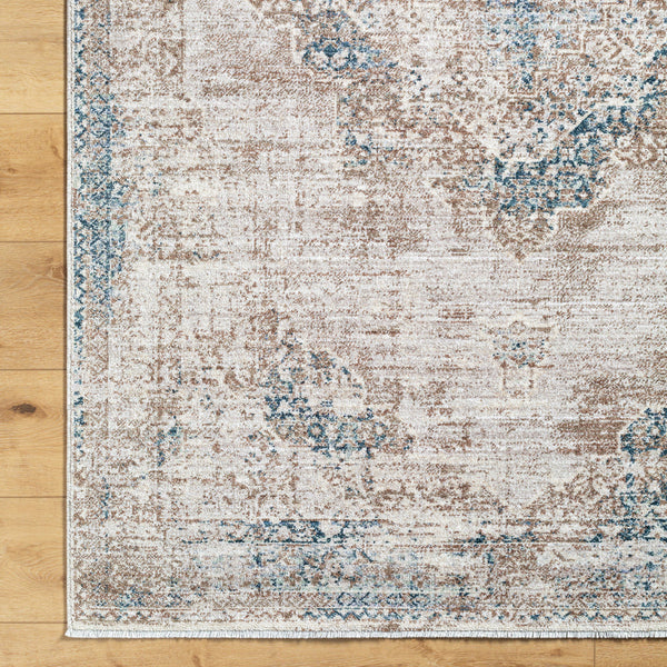 Montreal MTR-2305 9'2" x 12'9" Machine Woven Rug MTR2305-92131  Taupe, Gray, Teal, Dusty Sage, Cream Surya