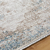 Montreal MTR-2305 9'2" x 12'9" Machine Woven Rug MTR2305-92131  Taupe, Gray, Teal, Dusty Sage, Cream Surya