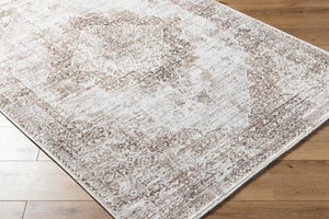 Montreal MTR-2306 9'2" x 12'9" Machine Woven Rug MTR2306-92131  Taupe, Gray, Cream, Dark Brown Surya