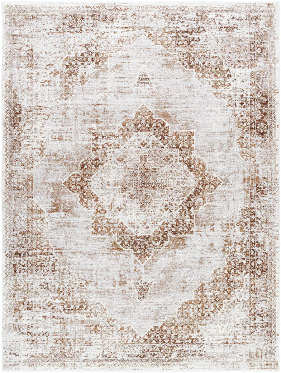 Montreal MTR-2306 9'2" x 12'9" Machine Woven Rug MTR2306-92131  Taupe, Gray, Cream, Dark Brown Surya