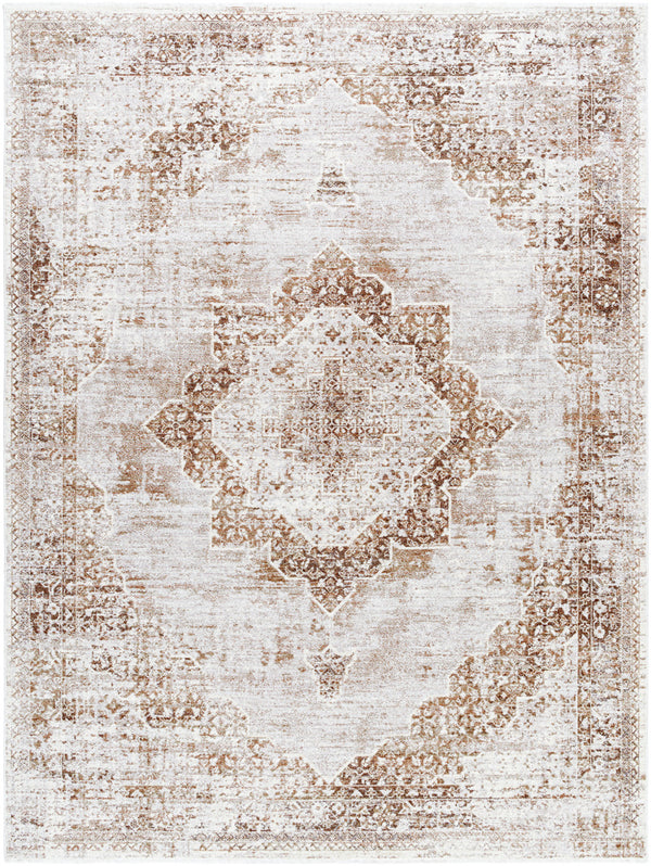 Montreal MTR-2306 9'2" x 12'9" Machine Woven Rug MTR2306-92131  Taupe, Gray, Cream, Dark Brown Surya