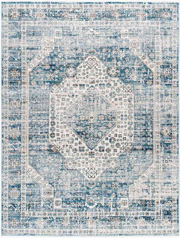 Livabliss Montreal Traditional Medallion Area Rug Polyester Woven Pile for Living or Dining Room MTR2307-92131