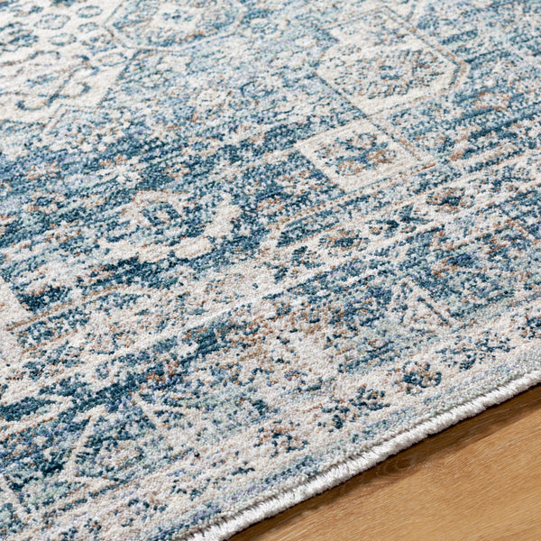 Montreal MTR-2307 9'2" x 12'9" Machine Woven Rug MTR2307-92131  Taupe, Dusty Sage, Teal, Gray, Cream Surya