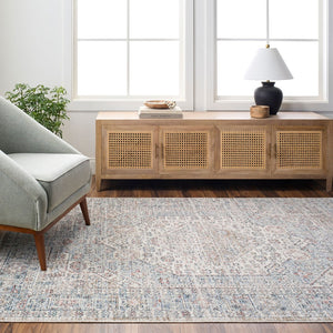 Livabliss Montreal Traditional Medallion Runner Rug Polyester Woven Hallway Entryway Accent Taupe, Gray 9'2" x 12'9" MTR2308-92131
