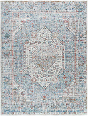 Montreal MTR-2308 9'2" x 12'9" Machine Woven Rug MTR2308-92131  Taupe, Gray, Dusty Sage, Plum, Cream, Teal Surya
