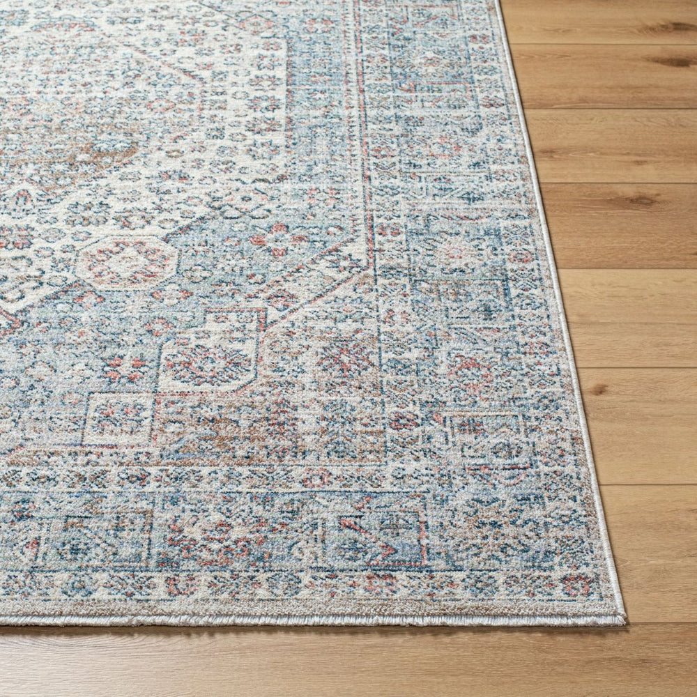 Livabliss Montreal Traditional Medallion Runner Rug Polyester Woven Hallway Entryway Accent Taupe, Gray 2'7" x 7'3" MTR2308-2773