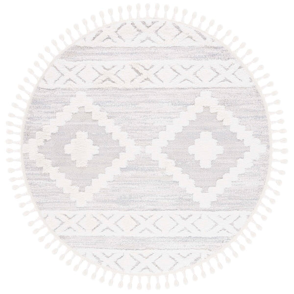 Safavieh Moroccan Tassel Shag 640 Power Loomed Shag & Flokati Rug MTS640A-8SQ