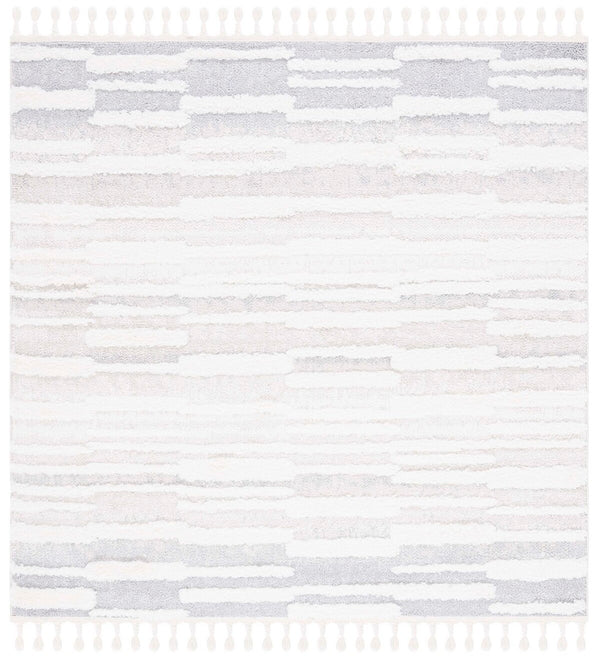 Safavieh Moroccan Tassel Shag 646 Power Loomed Shag & Flokati Rug X23 Beige / Ivory MTS646A-212