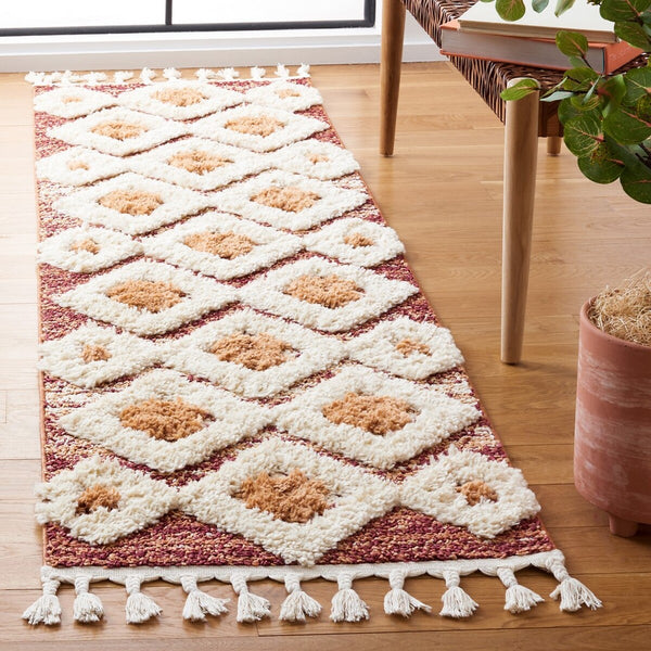 Safavieh Moroccan Tassel Shag 664 Power Loomed Shag & Flokati Rug MTS664P-5SQ