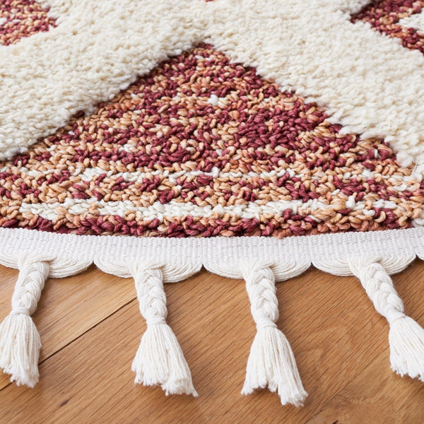 Safavieh Moroccan Tassel Shag 664 Power Loomed Shag & Flokati Rug MTS664P-5SQ