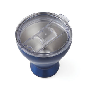 Lenox Cambridge 11 Oz Insulated Brushed Navy All Purpose Cocktail Tumblers, Set of 4 NO COLOR METAL EPCNY2ABLCB2DS