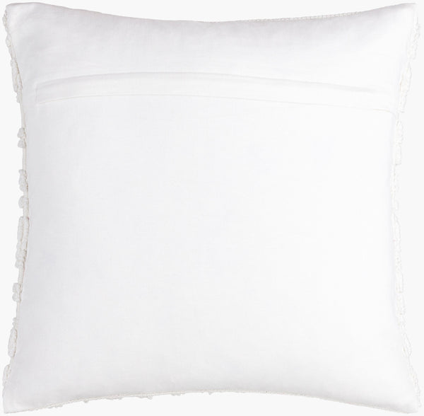 Surya Matthew 18" Modern Cotton-polyester Accent Pillow - Chic Minimalist Home Decor For Stylish Spaces White Polyester,Cotton Mtw001-2222